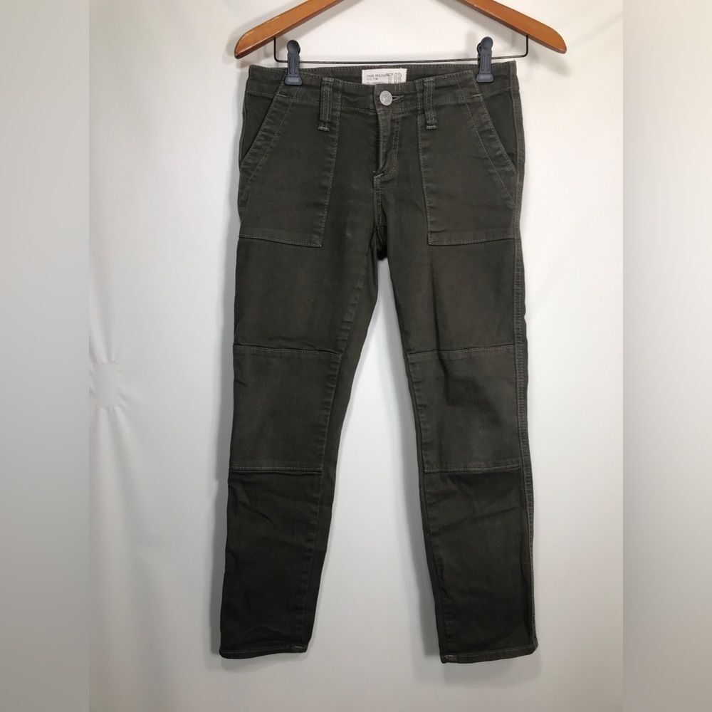 True Religion Cargo Pants Size 25 Green Womens